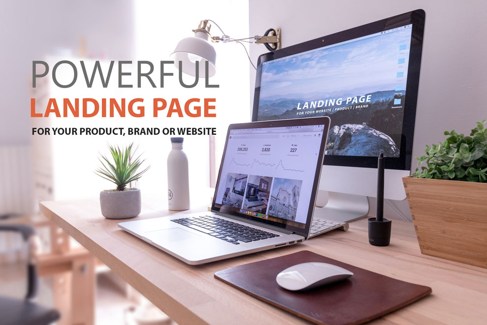 Powerful Landing Page for Your Product, Brand or Website